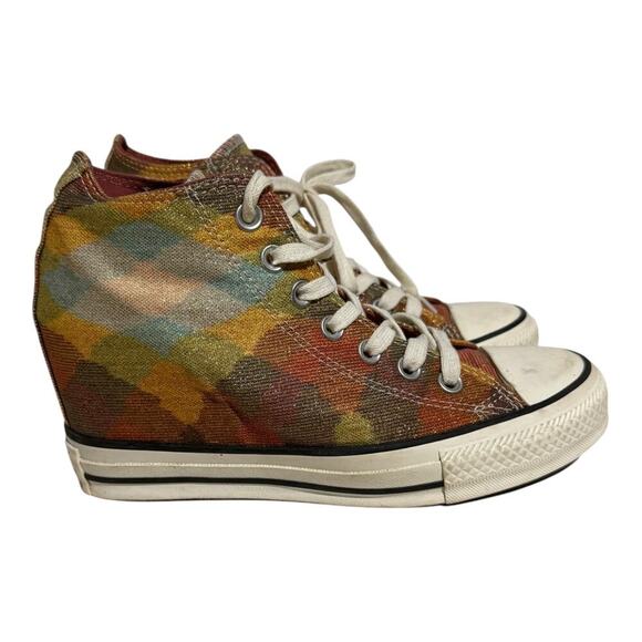 Converse Chuck Taylor All Star Missoni Wedge Sneakers Multicolor Women's Size 7 - Picture 1 of 8